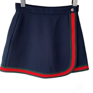 NEW Gucci Jersey Signature Mini Skirt